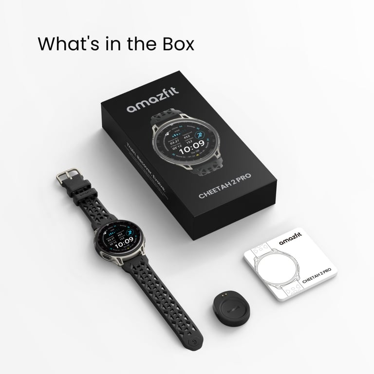 Montre connectée Amazfit Cheetah 2 Pro GPS NFC 48 mm AMOLED tactile saphir Noir - Neuf