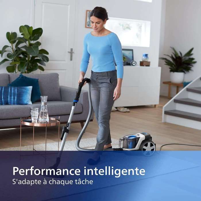 Philips PowerPro Compact Série 3000 Aspirateur sans Sac Avec Filtre HEPA et Brosse TriActive FC933209 - vue 6