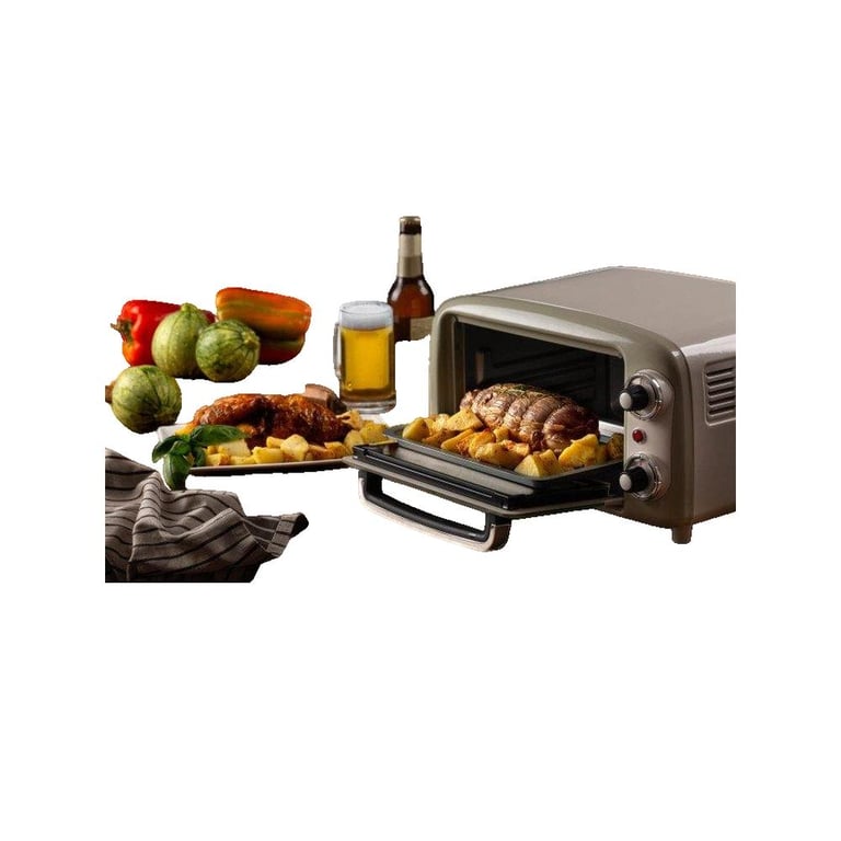 Four Mini Ariete 3919 Vintage 800W 10L Beige - Neuf