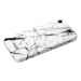 Guscio in silicone effetto marmo per Apple iPhone 6/6s/7/8/SE 2020, Bianco