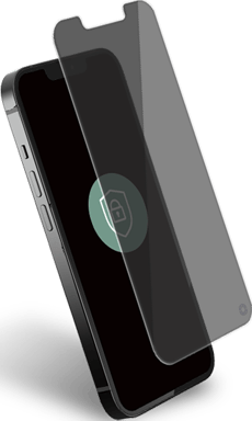 Protège écran pour iPhone 16e / iPhone 14 / iPhone 13 / iPhone 13 Pro Privé Verre organique + Garantie à vie Force Glass