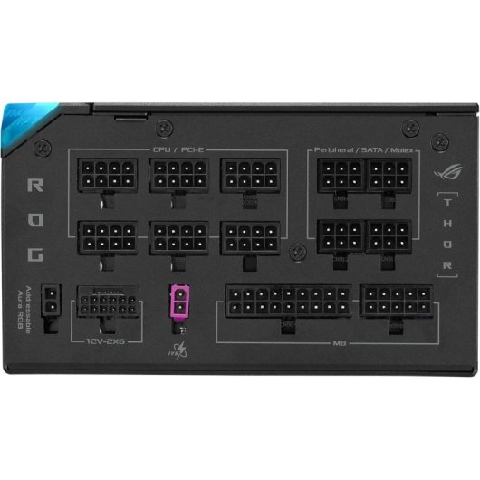 Alimentation PC modulaire ASUS ROG Thor Platinum III 1000W 80 PLUS Platinum noir et gris - Neuf