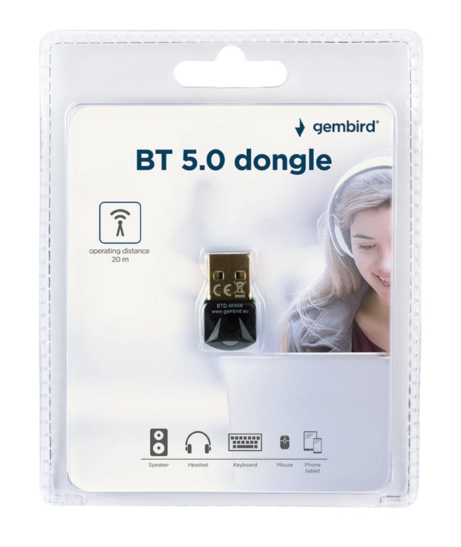 Gembird BTD MINI6 carte réseau Bluetooth Neuf - vue 3