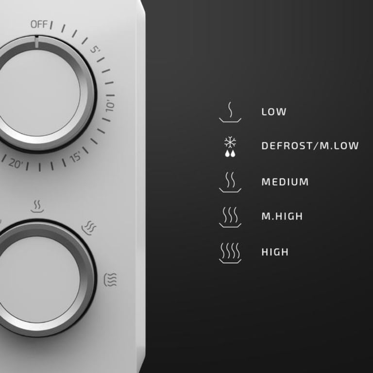 Cecotec Micro-ondes ProClean 3010 20L 700W Technologie 3DWave Ready2Clean Noir / Blanc - vue 5