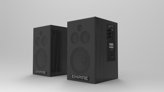 Empire Media HS.290BLACK Diffusore a 2 vie nero cablato 290 W