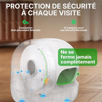 PETKIT Litière électronique PUROBOT T5 2 MAX PRO IA 76 - vue 3