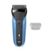 Rasoir électrique BRAUN Series 3 - Bleu et noir - Autonomie 30 minutes - Charge rapide 5 minutes