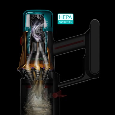 Dyson V12 Origin Aspiradora escoba 2 en 1 Batería Secar HEPA Sin bolsa Níquel