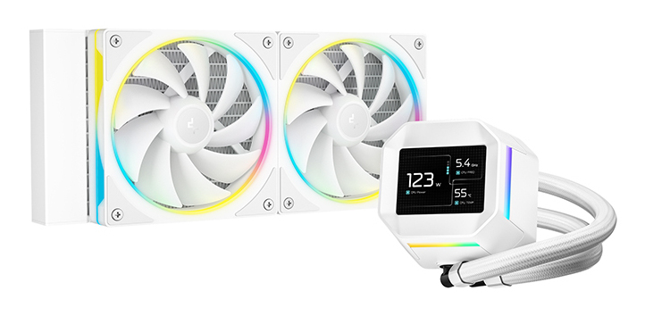 DeepCool LM240 WH Processeur Kit de refroidissement du liquide 12 cm 1 pièce Neuf
