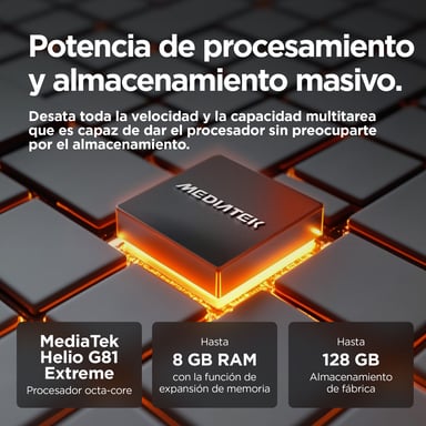 Motorola moto g15 17,1 cm (6.72'') SIM doble Android 15 4G USB Tipo C 8 GB 128 GB 5200 mAh Azul claro