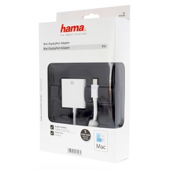 Hama MiniDP/DVI Adattatore Mini DisplayPort Bianco