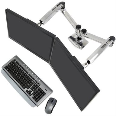 Ergotron LX Dual Side-by-Side SidebySide Arm silber (45-245-026) (45245026)