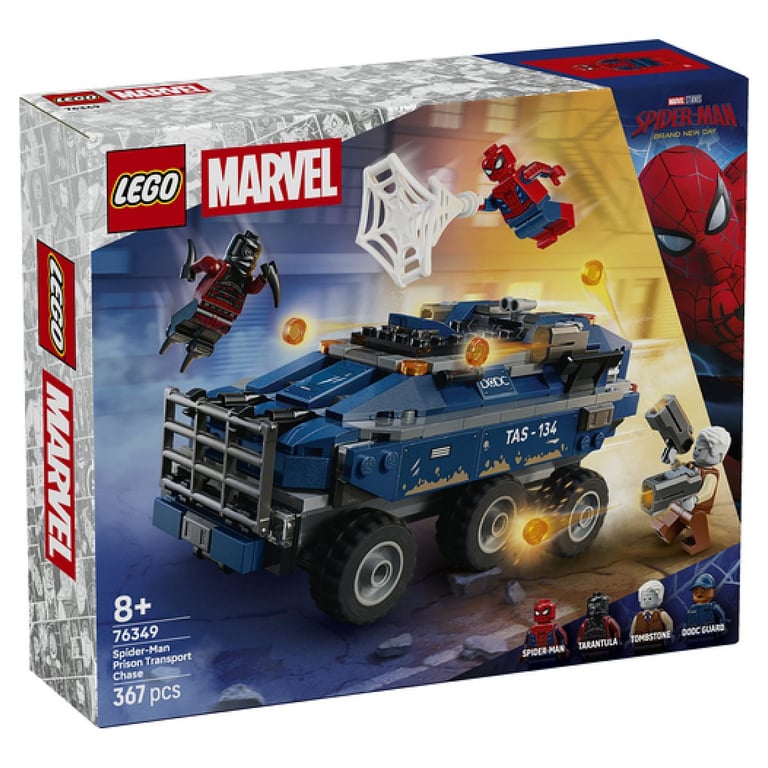 LEGO Marvel La poursuite en prison mobile de Spider-Man 76349 - vue 6