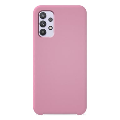Coque silicone unie Soft Touch Rose compatible Samsung Galaxy A32 4G