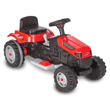 Trattore a pedali Strong Bull Rosso 6V per Bambini