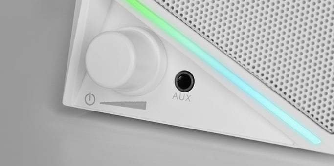 Mars Gaming MS72W altavoz Blanco Alámbrico 15 W