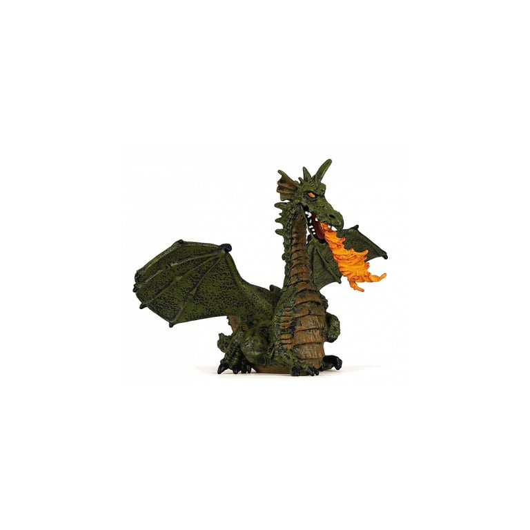 Dragon Ailé Légendaire avec Flamme Gardien du Château Neuf