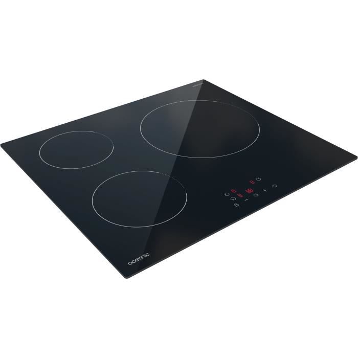 Table de cuisson induction OCEANIC 3 foyers L60 x P52 cm OCEATI3Z7B - vue 5