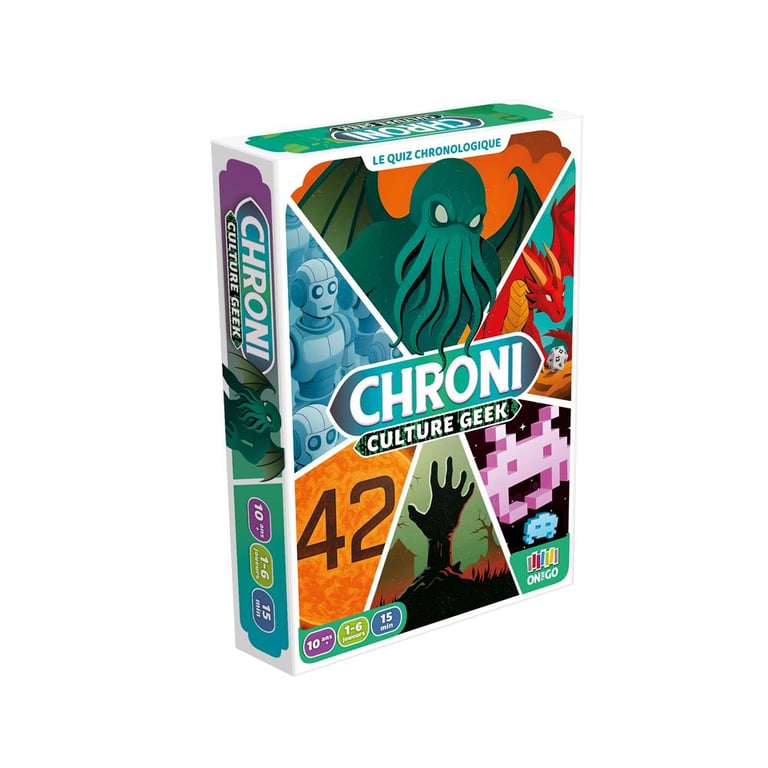 Jeu d'ambiance On the Go Editions ONT044CH – Chroni Culture Geek pour 1 à 6 Joueurs - vue 2