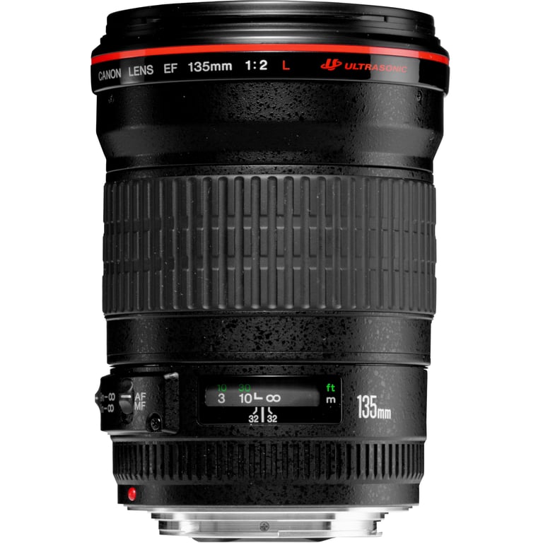 Objectif Canon EF Fonction Télé 135 mm f2.0 USM Canon EF pour EOS 1000 1D 50 500 5D 7D Kiss F Kiss X2 Kiss X3 Rebel T1i Rebel Rebel XSi - vue 3