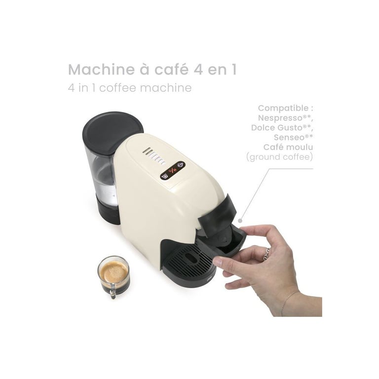 Machine À Café Multi-Capsules LIVOO DOD217C – 4 En 1, 0,85 L, 1400 W - vue 5