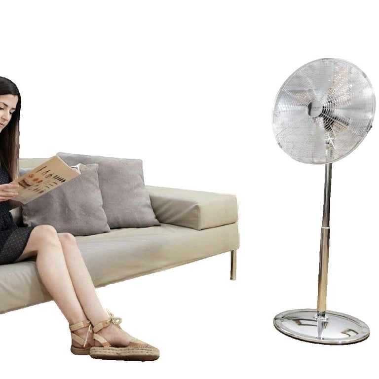 Ventilateur sur Pied Cecotec EnergySilence 620 Retrostyle – 50W, 3 Vitesses - vue 2