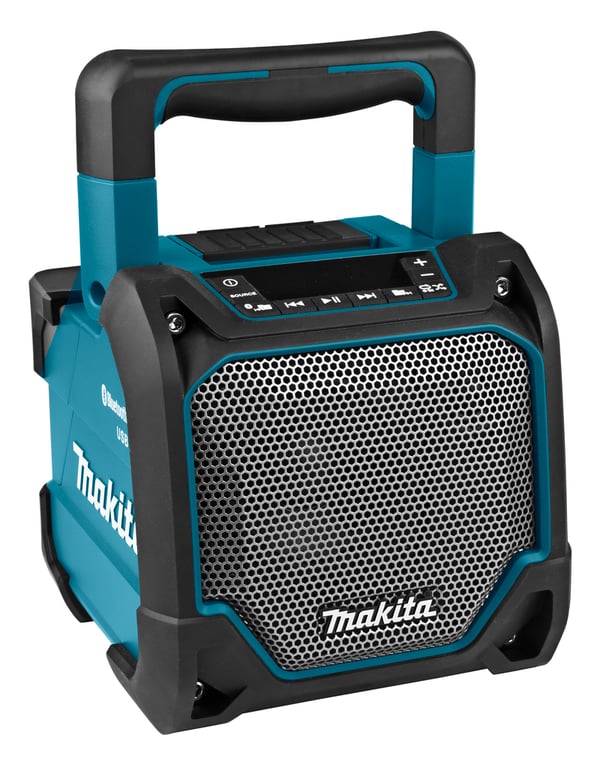 Makita DMR202 haut-parleur portable et de fête Noir, Bleu - Neuf