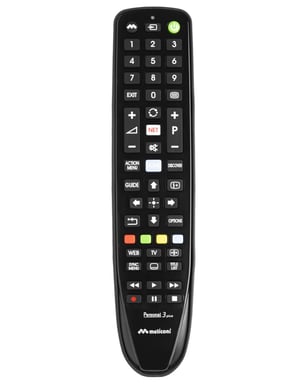 Meliconi Gumbody Personal 3 plus telecomando IR Wireless TV Premi i pulsanti