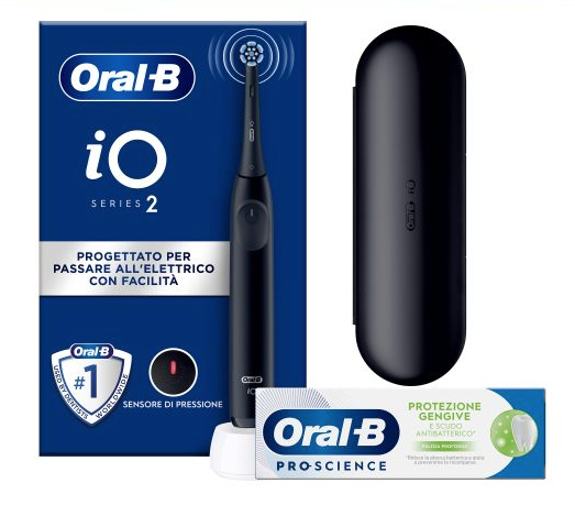Oral-B iO2 Adulte Brosse à dents vibrante Noir - Neuf