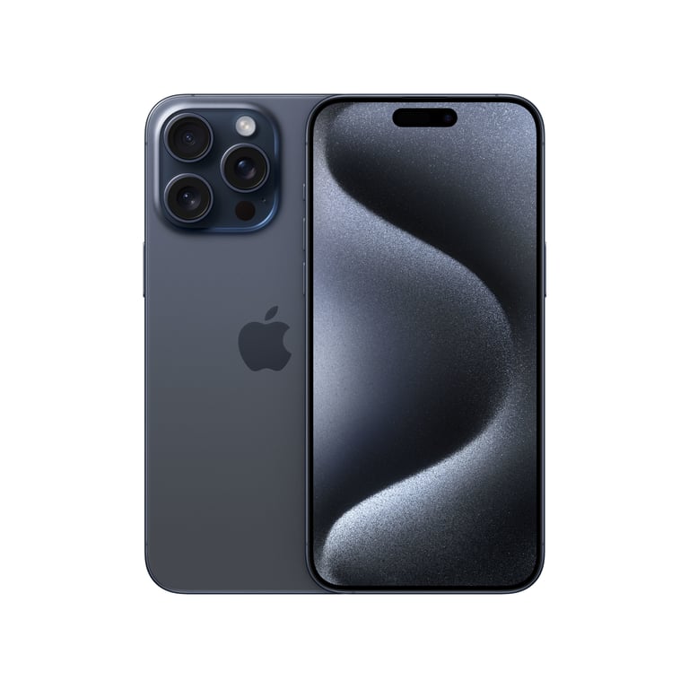 iPhone 15 Pro Max (5G) 1 To, Titane bleu, Débloqué - Apple