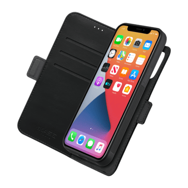 Robusta custodia magnetica e guscio 2 in 1 per Apple iPhone 12 Pro Max, nero onice