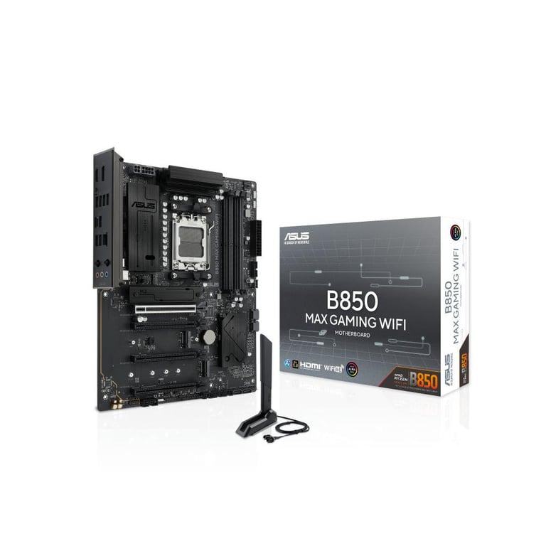 ASUS B850 MAX GAMING WIFI AMD B850 Emplacement AM5 ATX - vue 3