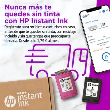HP ENVY 6030e Inalámbrico All-in-One Color Impresora, Instant Ink; Fotocopiadora, escáner