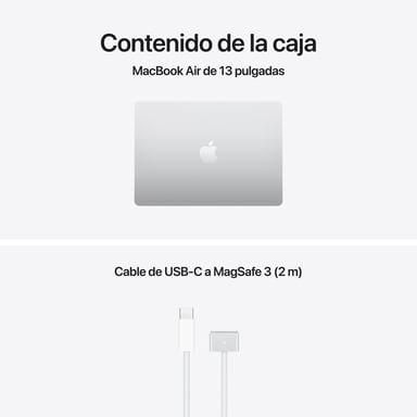 Macbook Air M5 (2026) 13.6'', 512 RAM GB 16 GB Apple GPU 8, Argento - QWERTY ES