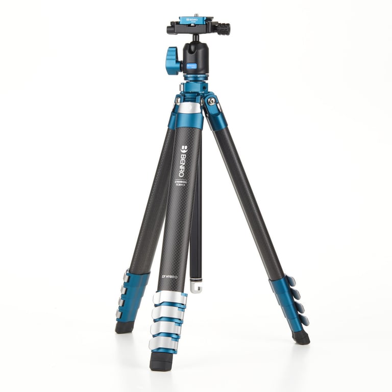 Benro TCBH15N00P trépied Caméra de Smartphone/numérique 3 pieds Noir, Bleu - Neuf