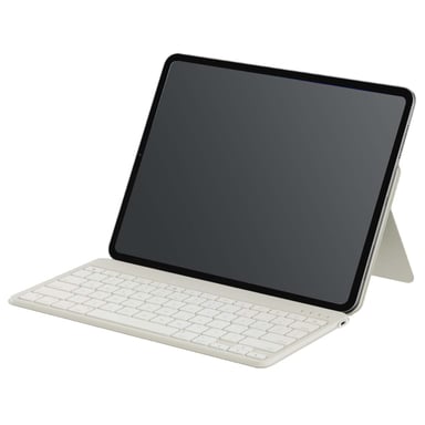 Satechi Teclado inalámbrico Bluetooth QWERTY OnTheGo con soporte Beige