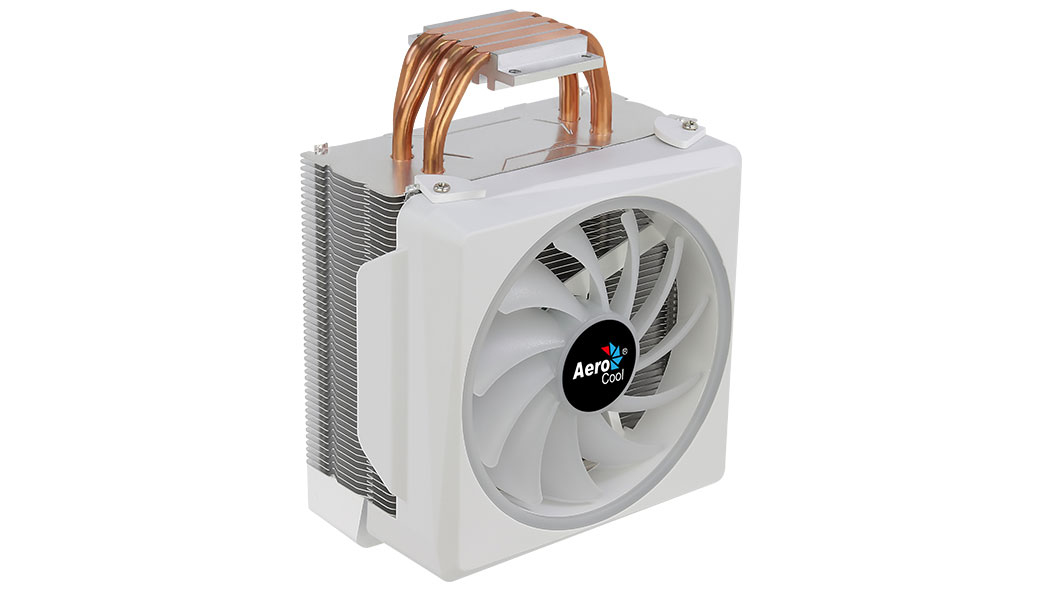 Aerocool Cylon 4F Processeur Refroidisseur 12 cm Blanc 1 pièce(s) - Neuf
