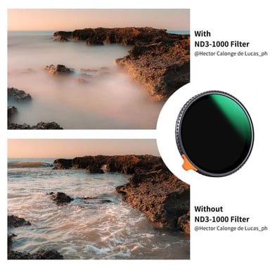 Filtro K&F Nano serie X VND ND3-1000 77mm