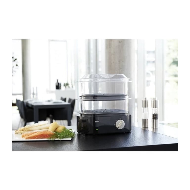 Cuiseur Vapeur BRAUN FS5100BK – 850W, Turbo Vapeur, Minuteur Intégré - vue 5