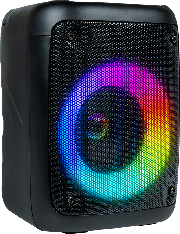 Enceinte sans fil BIGBEN PARTY Taille Bluetooth Ports USB et micro SD Effets LED - vue 3