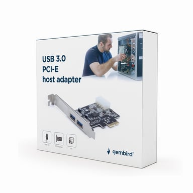Gembird UPC-30-2P carte et adaptateur d'interfaces Interne USB 3.2 Gen 1 (3.1 Gen 1)