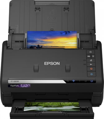 Epson FF-680W Scanner a foglio 600 x 600 DPI A4 Nero (FastFoto FF-680W)