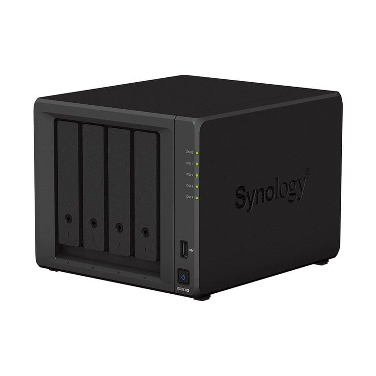 Synology DiskStation DS923+ serveur de stockage NAS Tower Ryzen Embedded R1600 4 Go DDR4L 0 To DiskStation Manager Neuf - vue 3