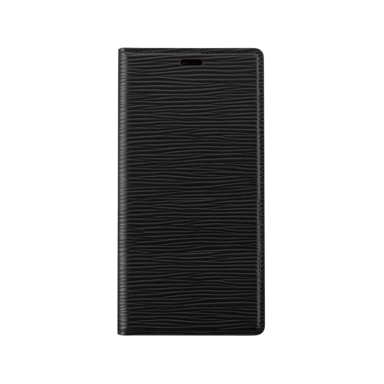 Diarycase 2.0 Funda de piel auténtica con soporte magnético para Apple iPhone 12 mini, Negro medianoche