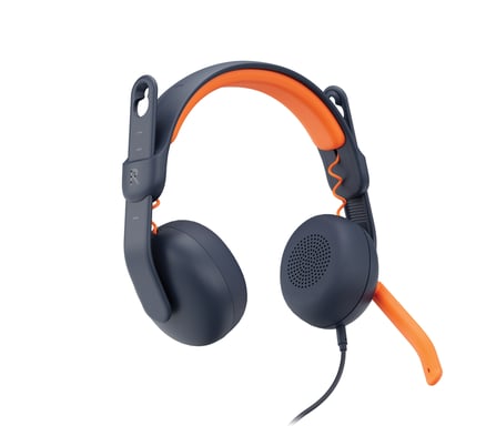 Logitech Zone Learn On Ear USB-C - Neuf Bleu - vue 3
