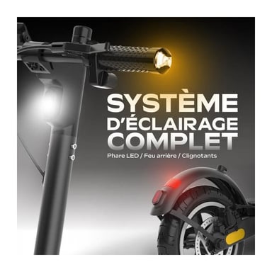 Scooter eléctrico - 85 Evo - 300 W - Neumáticos 8.5 - Max 25 km/h - Autonomía hasta 20 km