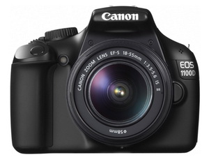 Canon EOS 1100D + EF-S 18-55mm 1/2.33'' Kit d'appareil-photo SLR 12,2 MP CMOS 4272 x 2848 pixels Noir