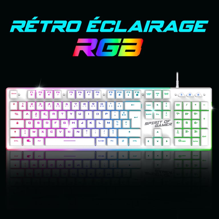 Pack gaming filaire clavier et Spirit Of Gamer Ultimate 600 - vue 9