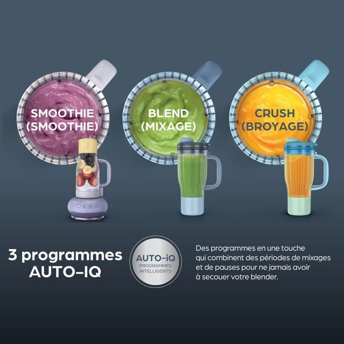 BlendBoss - Blender Ninja 1200W, Stone - Neuf