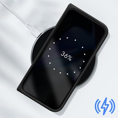 Coque d'origine Google Pixel 9 Pro Fold Mat Soft Touch Caméra Protégée Noir